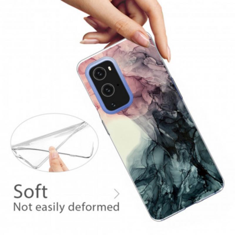 Cover OnePlus 9 Pro Farvet Marmor