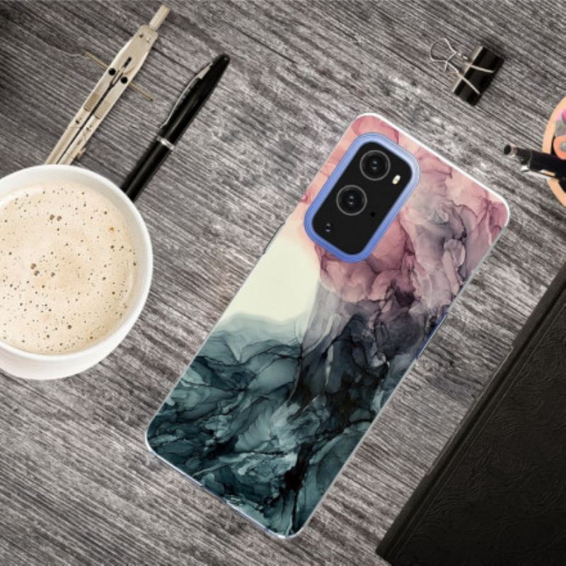 Cover OnePlus 9 Pro Farvet Marmor