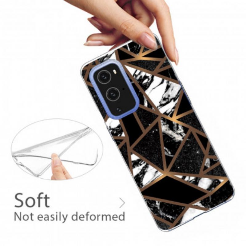 Cover OnePlus 9 Pro Geometrisk Marmor