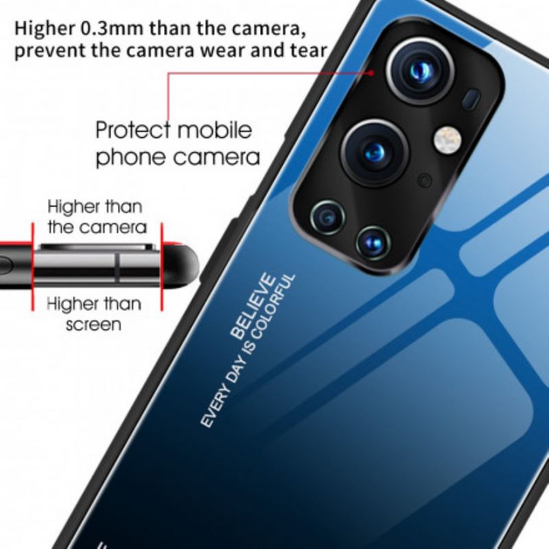 Cover OnePlus 9 Pro Hærdet Glas Vær Dig Selv