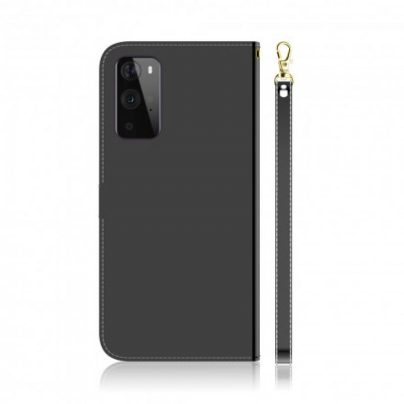 Flip Cover OnePlus 9 Pro Spejlcover I Imiteret Læder