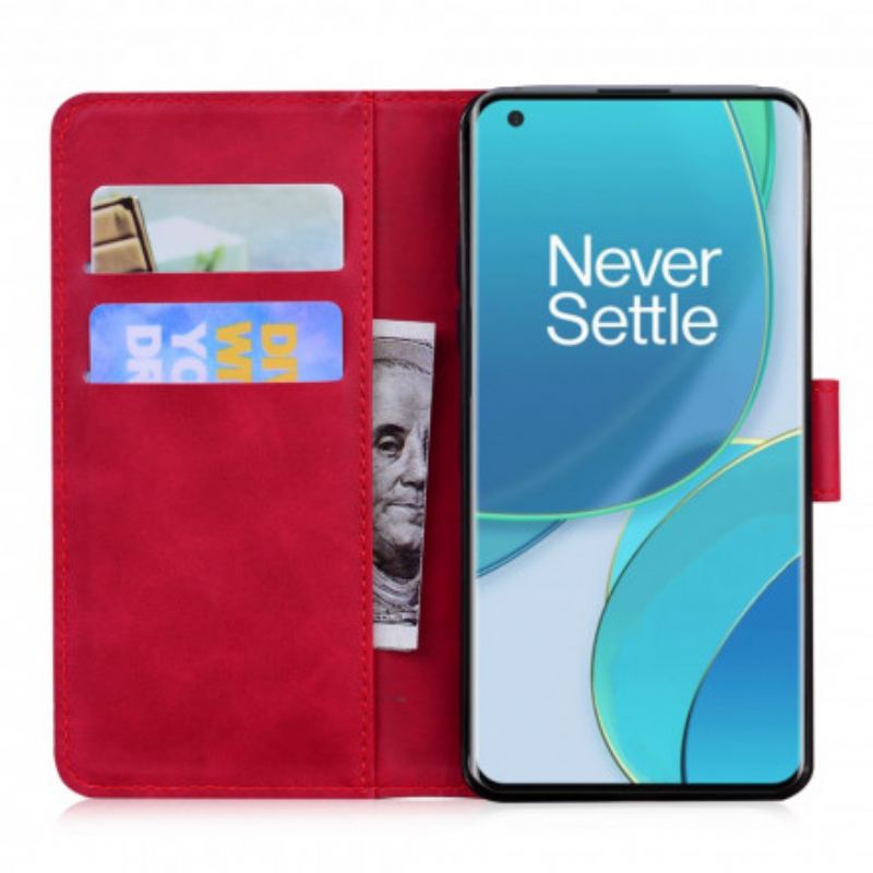 Flip Cover OnePlus 9 Pro Tiger Ansigtsprint