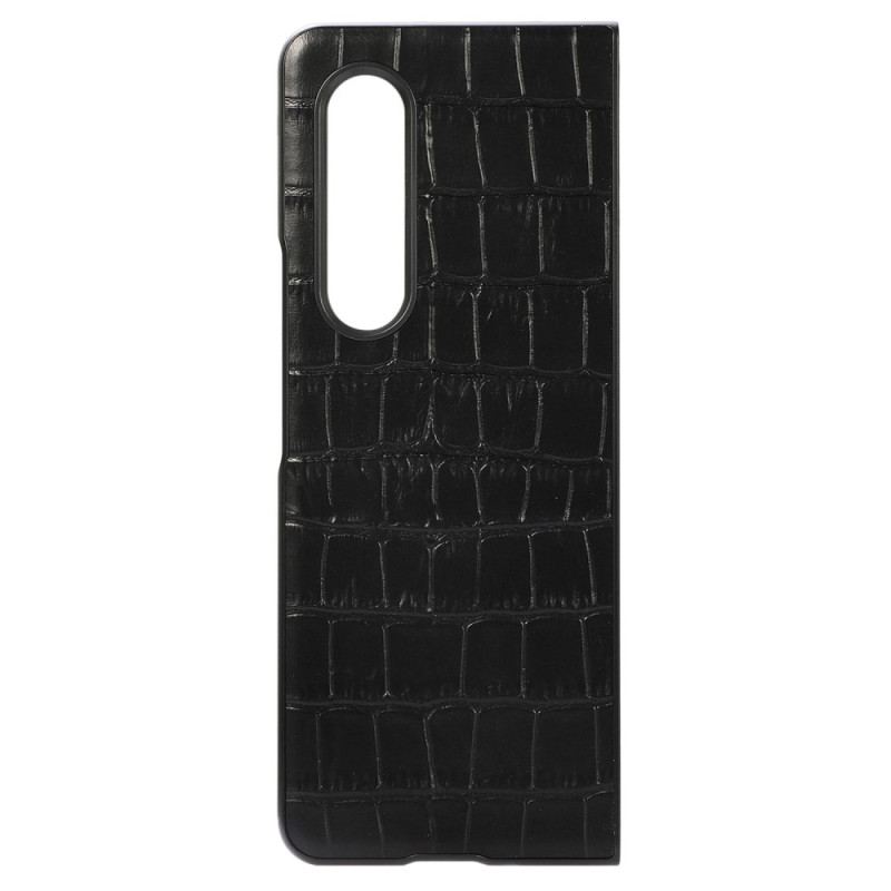 Cover Samsung Galaxy Z Fold 4 Ægte Krokodillelæder