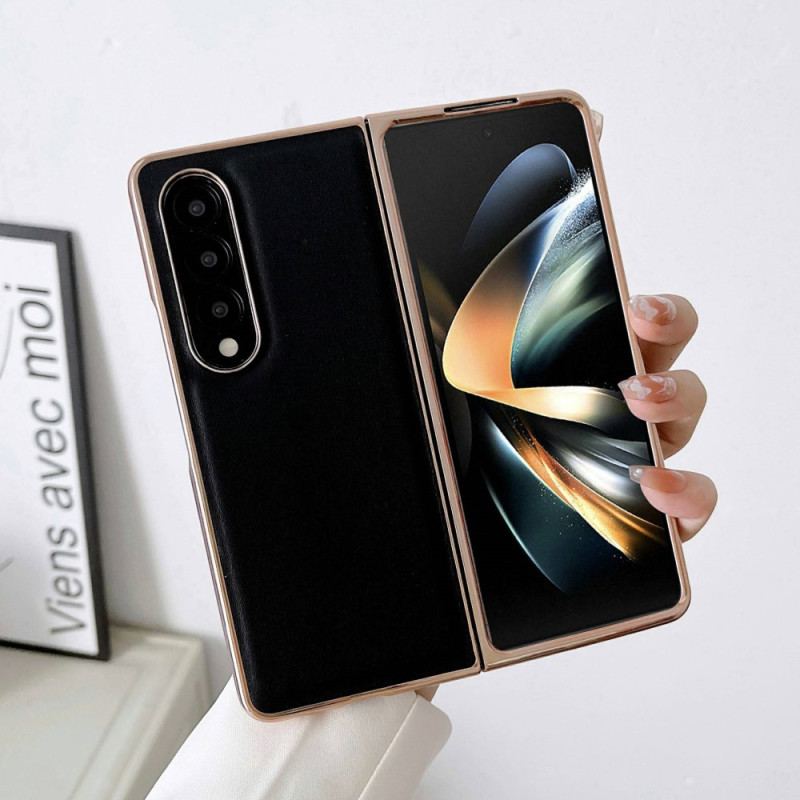 Cover Samsung Galaxy Z Fold 4 Almindeligt Premium Kunstlæder