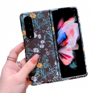 Cover Samsung Galaxy Z Fold 4 Blomster Tapet