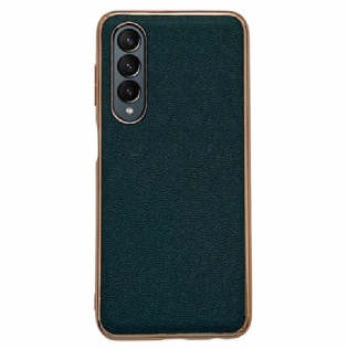 Cover Samsung Galaxy Z Fold 4 Imiteret Kalveskind