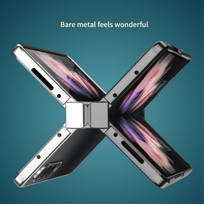 Cover Samsung Galaxy Z Fold 4 Klar Metallisk Hængslet