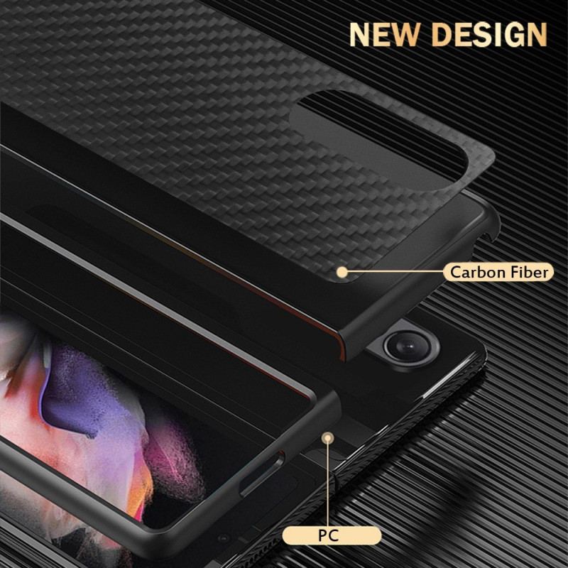 Cover Samsung Galaxy Z Fold 4 Kulfiber Og Mikrofiber