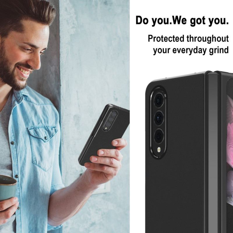 Cover Samsung Galaxy Z Fold 4 Lc. Imeeke Blødt Imiteret Læder