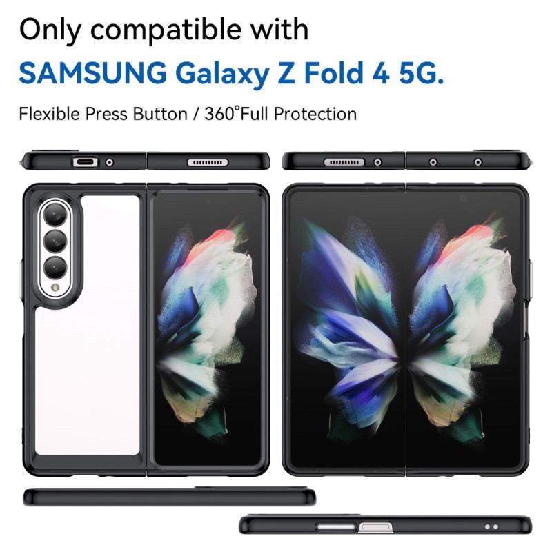 Cover Samsung Galaxy Z Fold 4 Plast Farve