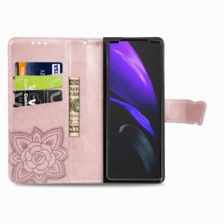 Flip Cover Samsung Galaxy Z Fold 4 Kæmpe Sommerfugl