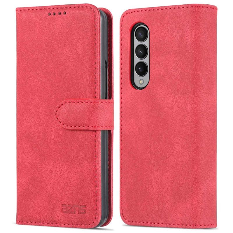 Flip Cover Samsung Galaxy Z Fold 4 Punge Etui Azns Stitching Wallet