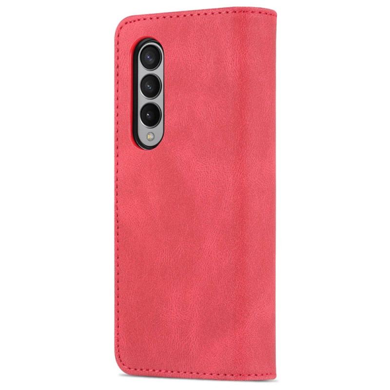 Flip Cover Samsung Galaxy Z Fold 4 Punge Etui Azns Stitching Wallet