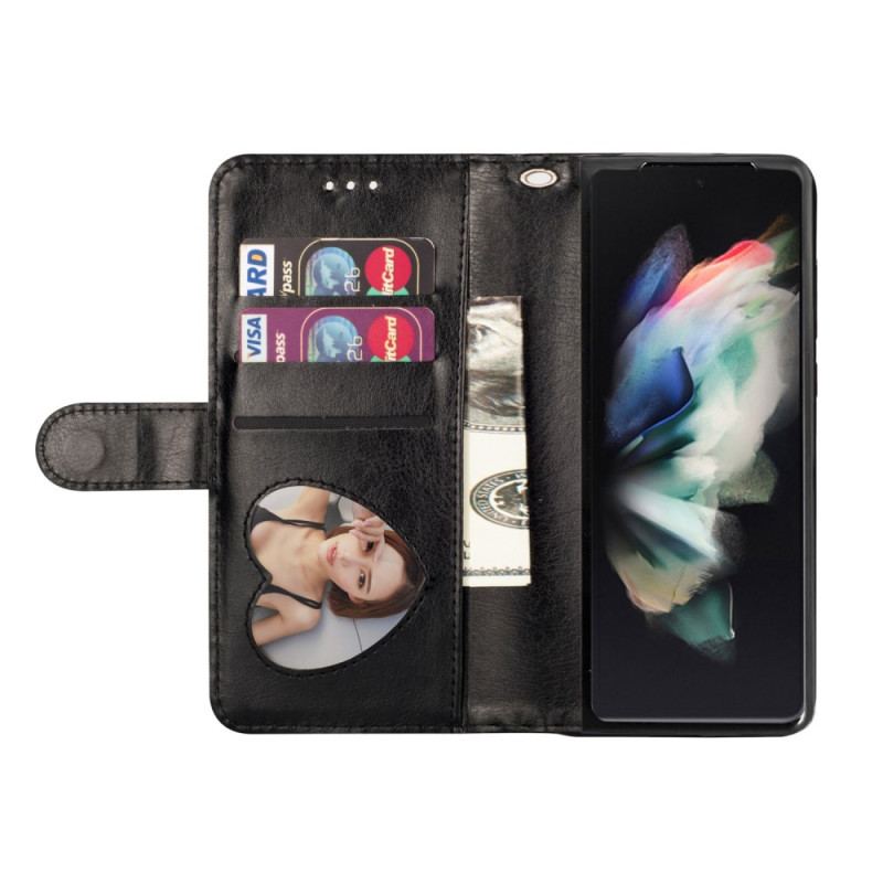 Flip Cover Samsung Galaxy Z Fold 4 Stars Lanyard