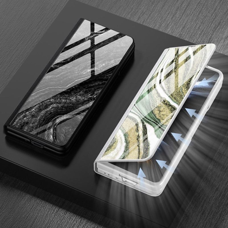 Mobilcover Samsung Galaxy Z Fold 4 Gkk Marble Waves