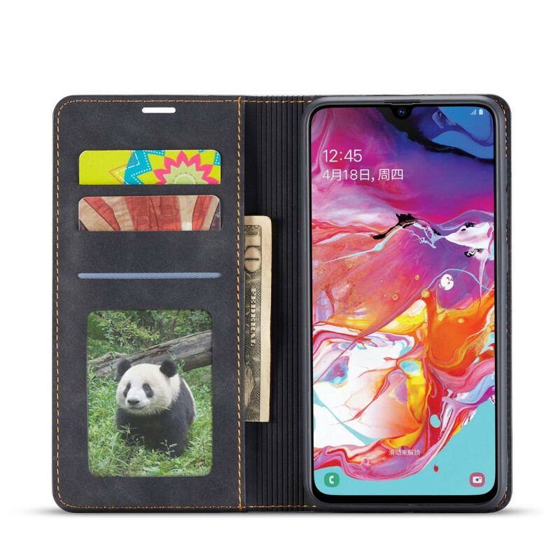 Cover Samsung Galaxy A41 Flip Cover Forwenw Lædereffekt