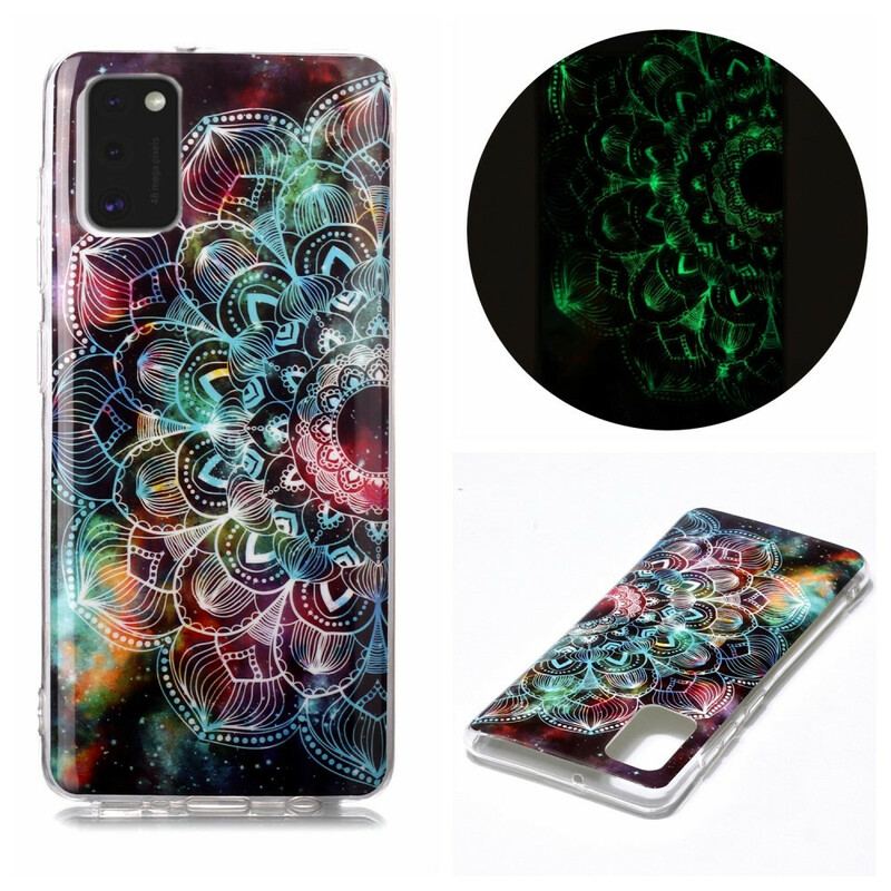 Cover Samsung Galaxy A41 Fluorescerende Blomsterserie