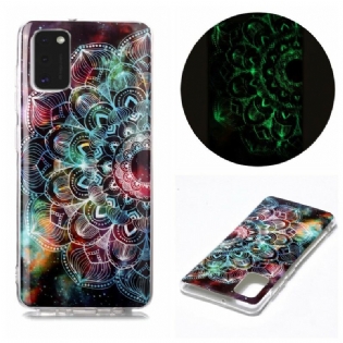 Cover Samsung Galaxy A41 Fluorescerende Blomsterserie