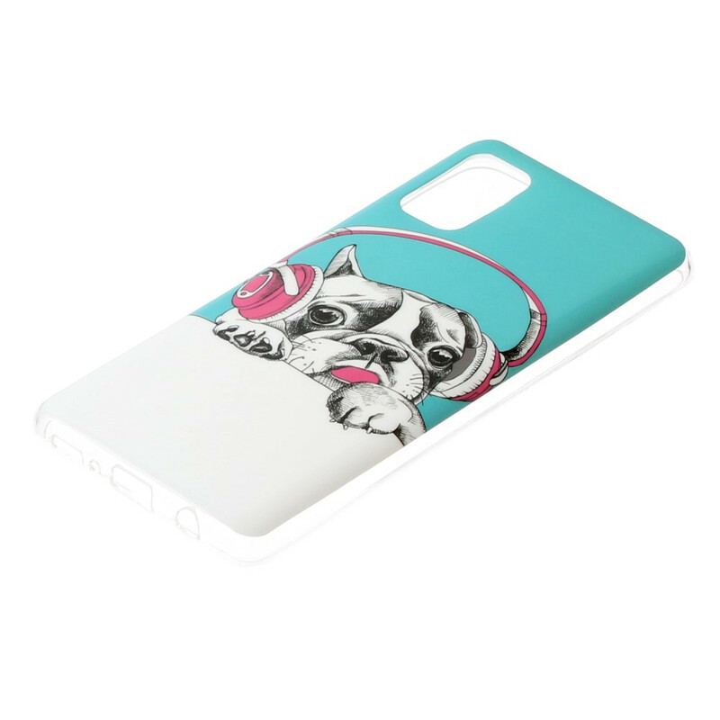 Cover Samsung Galaxy A41 Fluorescerende Hund