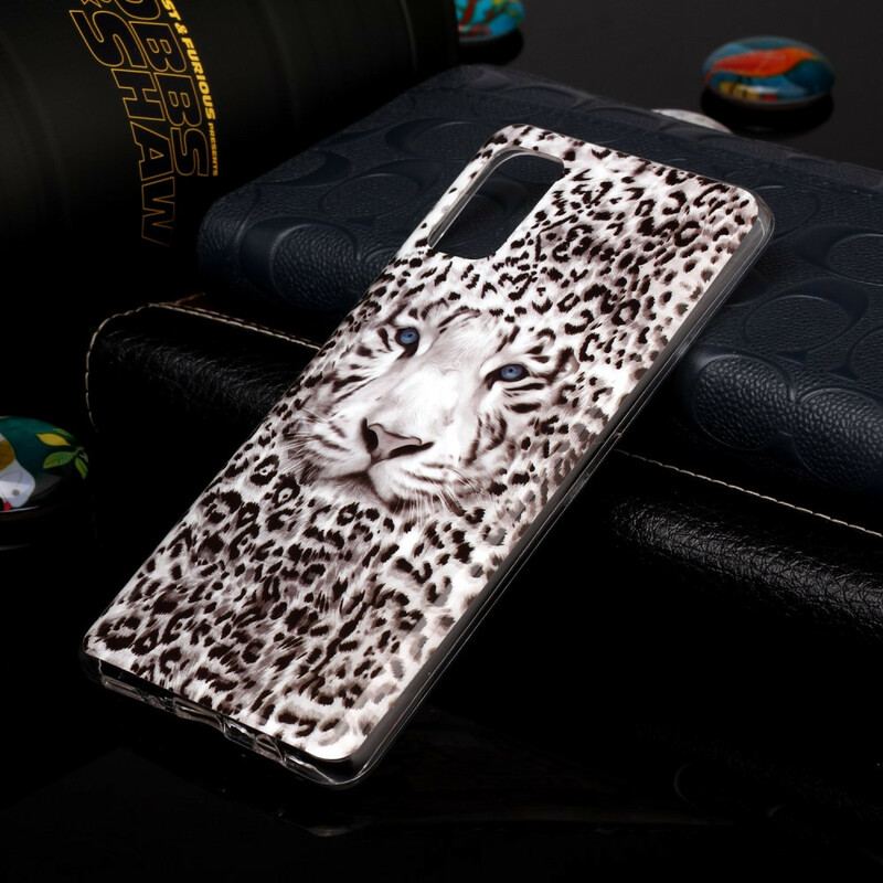 Cover Samsung Galaxy A41 Leopard Fluorescerende