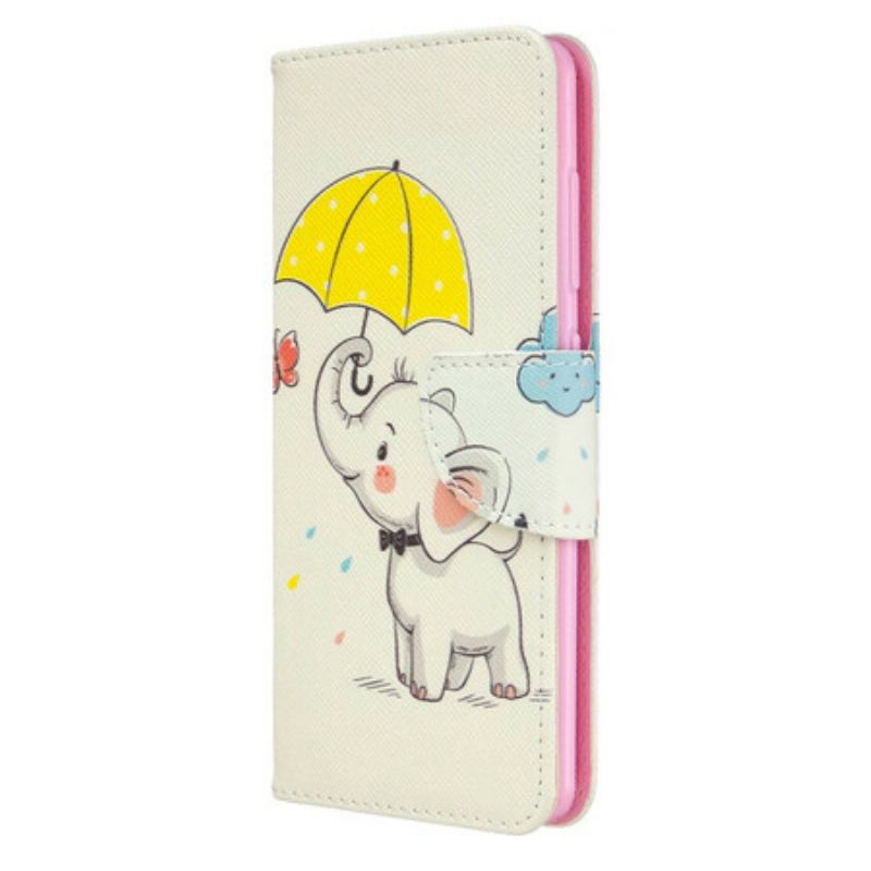 Flip Cover Samsung Galaxy A41 Baby Elefant