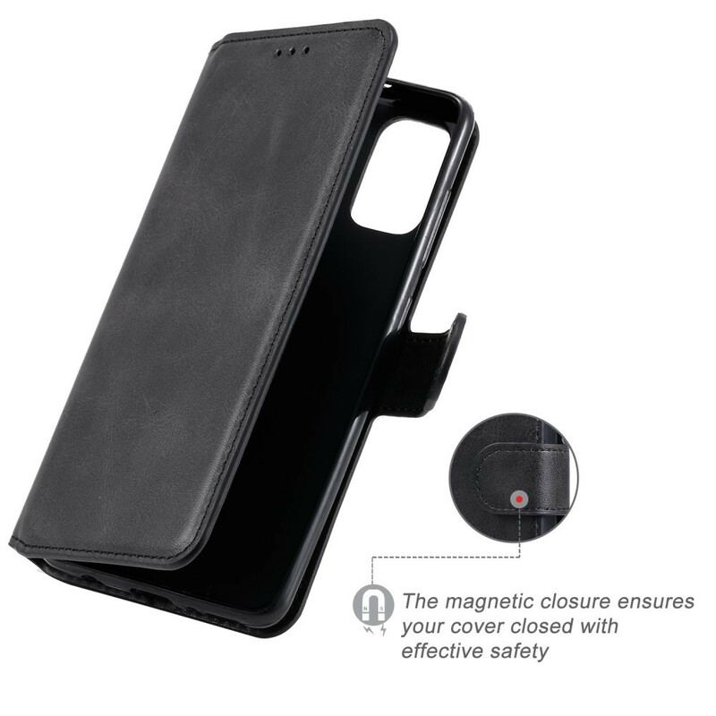 Flip Cover Samsung Galaxy A41 Farve Lædereffekt