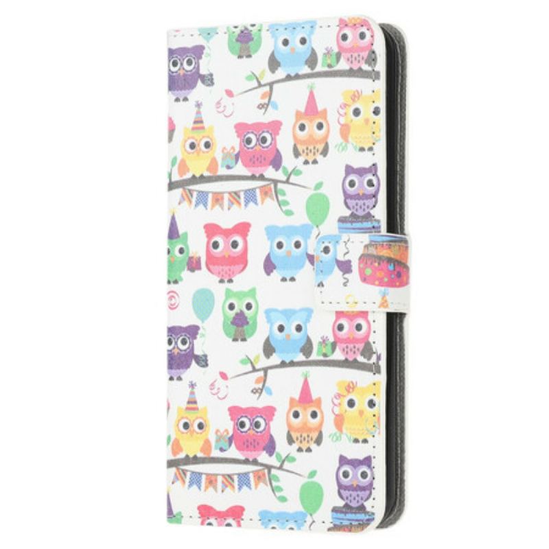 Flip Cover Samsung Galaxy A41 Flere Ugler