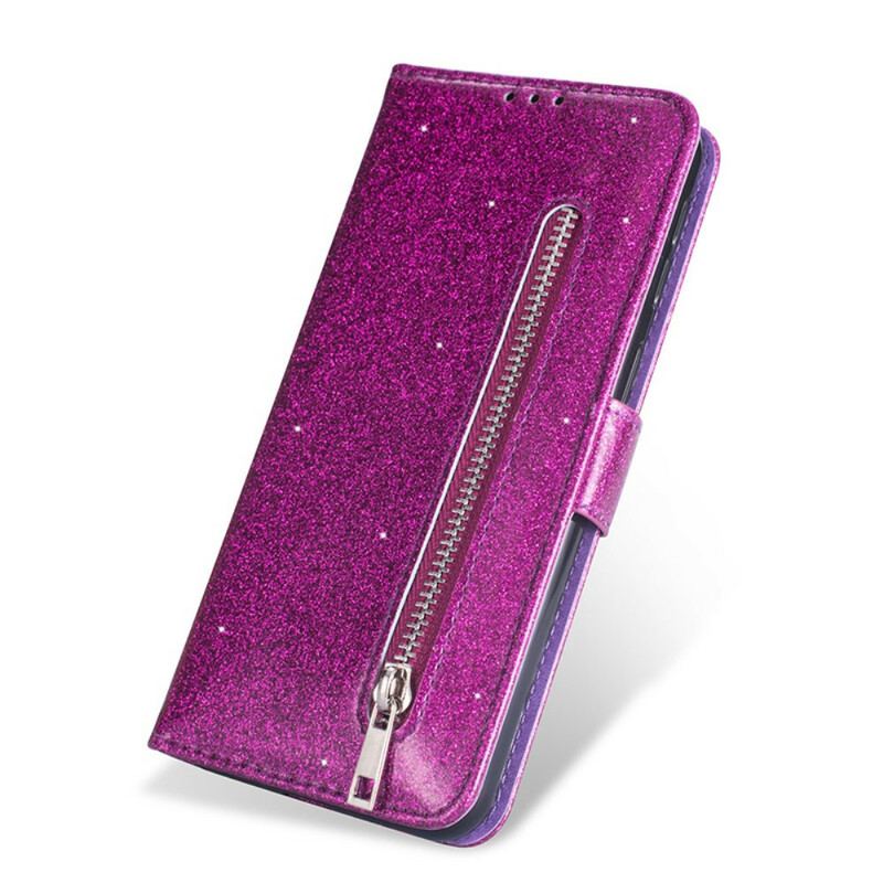 Flip Cover Samsung Galaxy A41 Glitter Møntpung