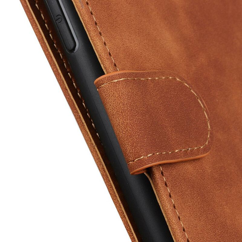 Flip Cover Samsung Galaxy A41 Khazneh Vintage Lædereffekt