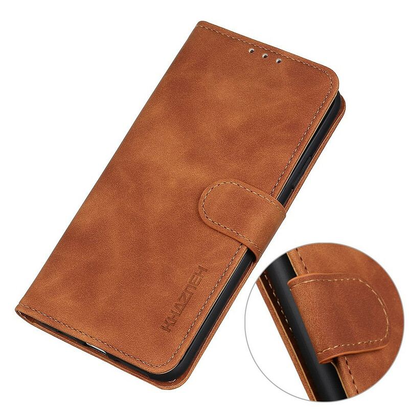 Flip Cover Samsung Galaxy A41 Khazneh Vintage Lædereffekt