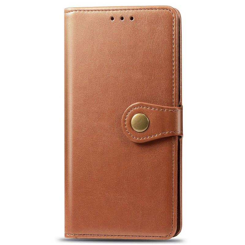 Flip Cover Samsung Galaxy A41 Kunstlæder Og Vintage Lås