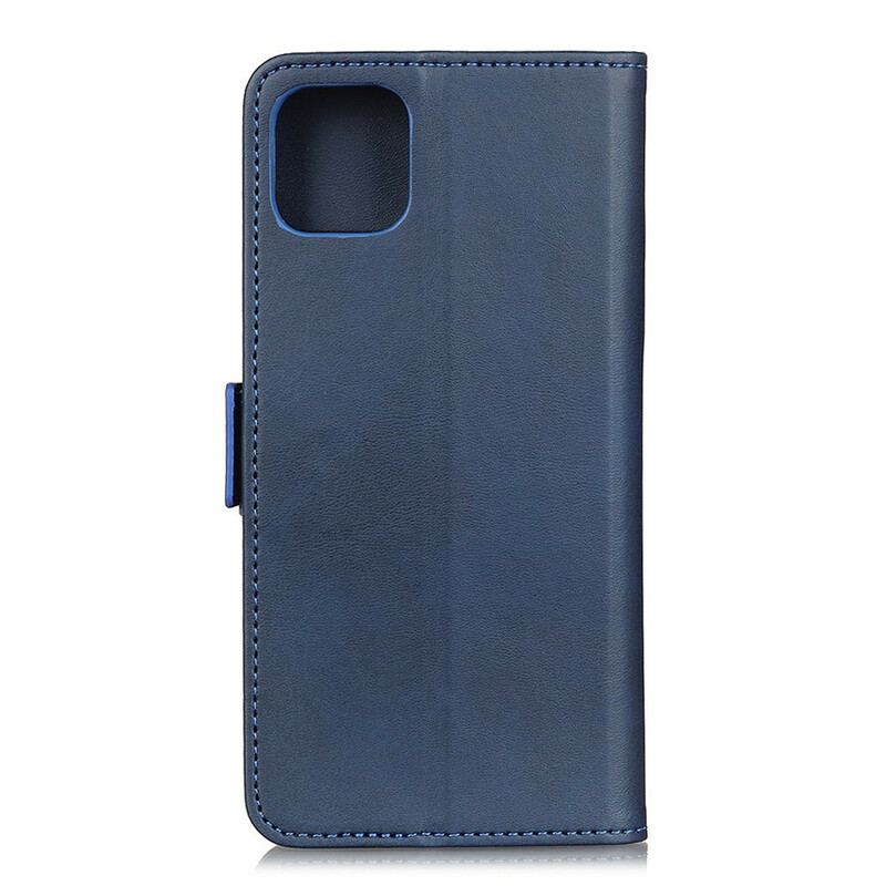 Flip Cover Samsung Galaxy A41 Læder Cover Dobbelt Klap