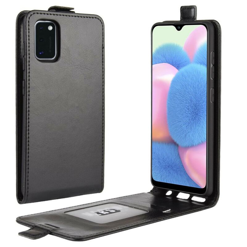 Flip Cover Samsung Galaxy A41 Læder Cover Foldende Lædereffekt