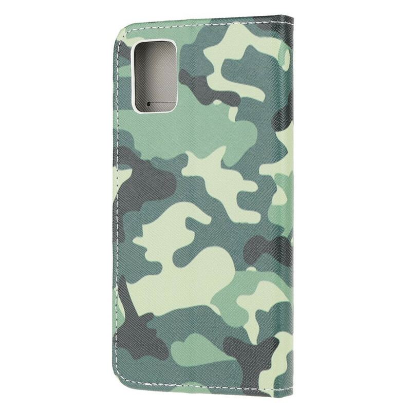 Flip Cover Samsung Galaxy A41 Militær Camouflage