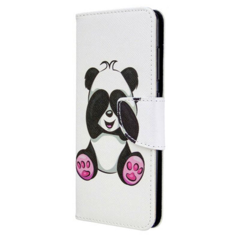 Flip Cover Samsung Galaxy A41 Panda Sjov