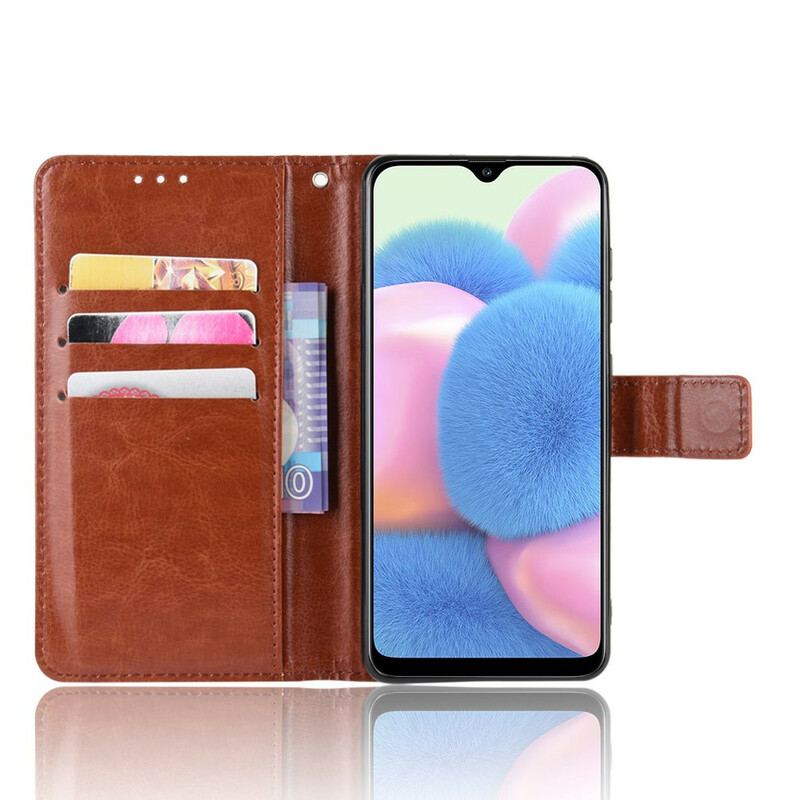 Flip Cover Samsung Galaxy A41 Prangende Kunstlæder