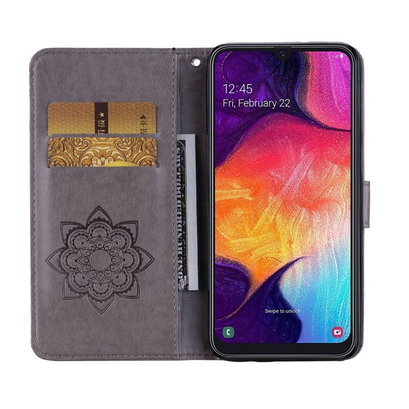 Flip Cover Samsung Galaxy A41 Ugle Mandala Og Charm