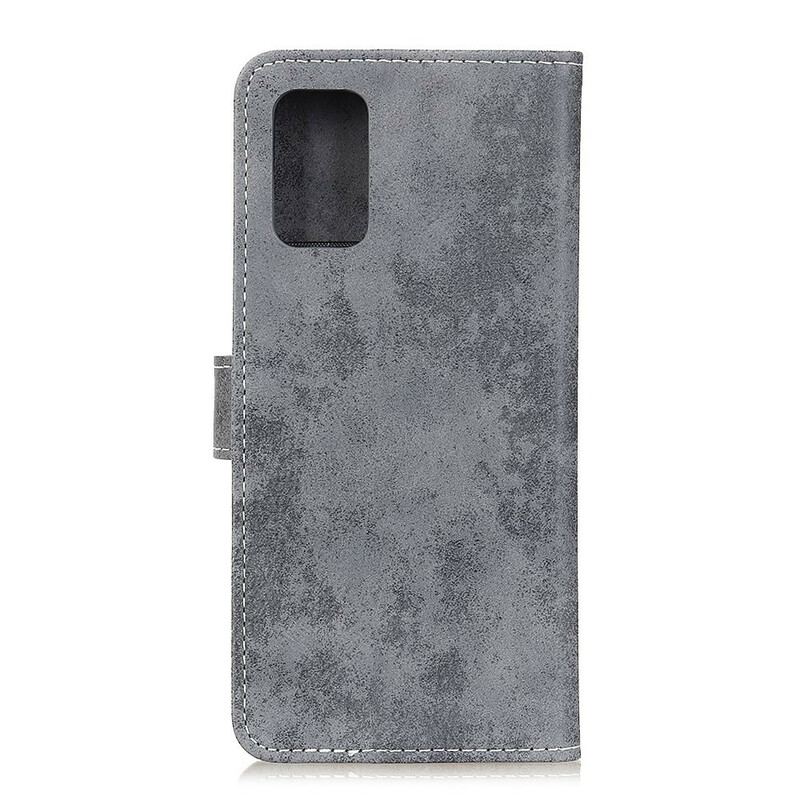 Flip Cover Samsung Galaxy A41 Vintage Lædereffekt