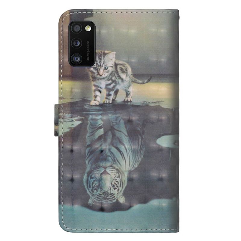 Læder Cover Samsung Galaxy A41 Ernest The Tiger