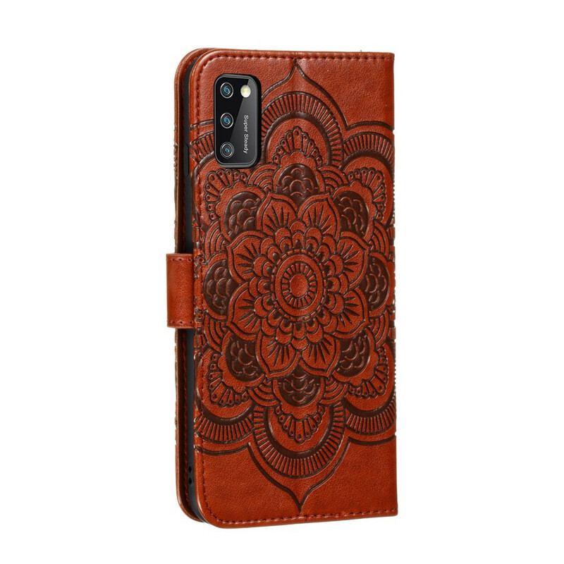 Læder Cover Samsung Galaxy A41 Fuld Mandala