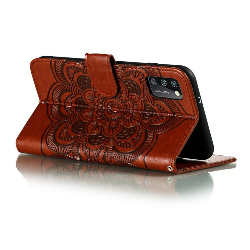 Læder Cover Samsung Galaxy A41 Fuld Mandala