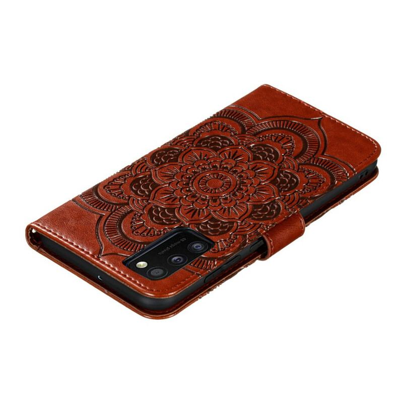 Læder Cover Samsung Galaxy A41 Fuld Mandala