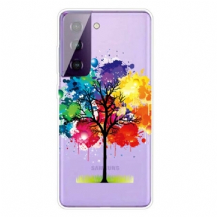 Cover Samsung Galaxy S21 5G Akvarel Træ