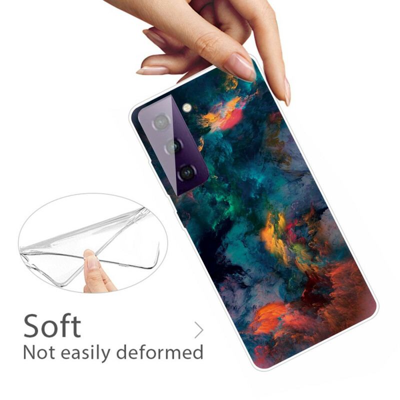 Cover Samsung Galaxy S21 5G Farverige Skyer