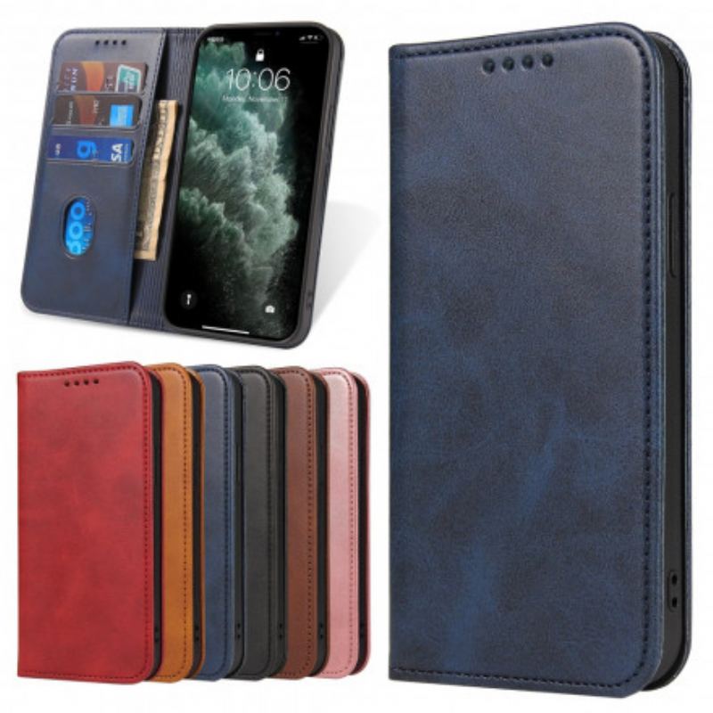 Cover Samsung Galaxy S21 5G Flip Cover Business Style Læder Effekt