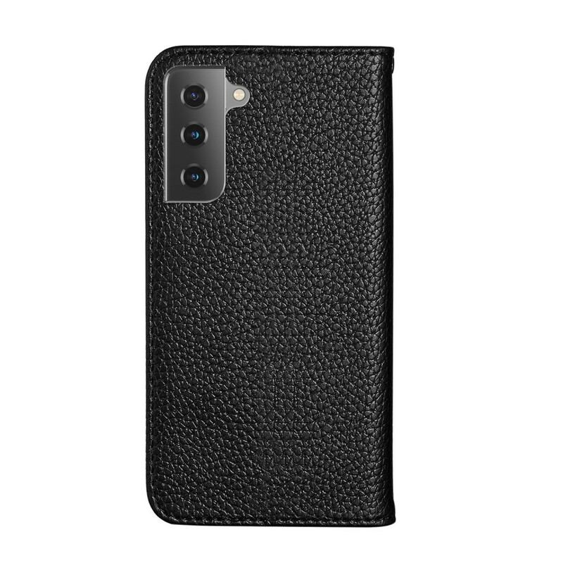 Cover Samsung Galaxy S21 5G Flip Cover Imiteret Læder Litchi Ultra Chic