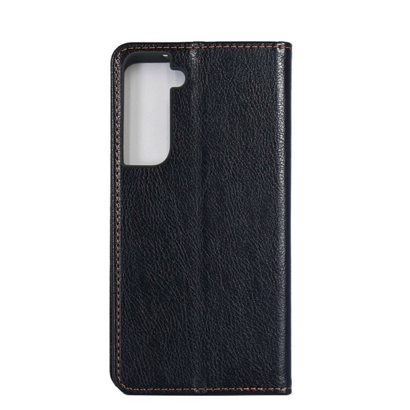 Cover Samsung Galaxy S21 5G Flip Cover Klassisk Læderstil