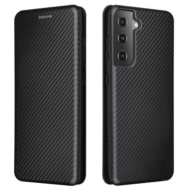 Cover Samsung Galaxy S21 5G Flip Cover Kulfiber