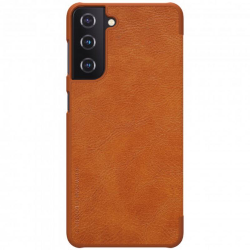 Cover Samsung Galaxy S21 5G Flip Cover Nillkin Qin-serien