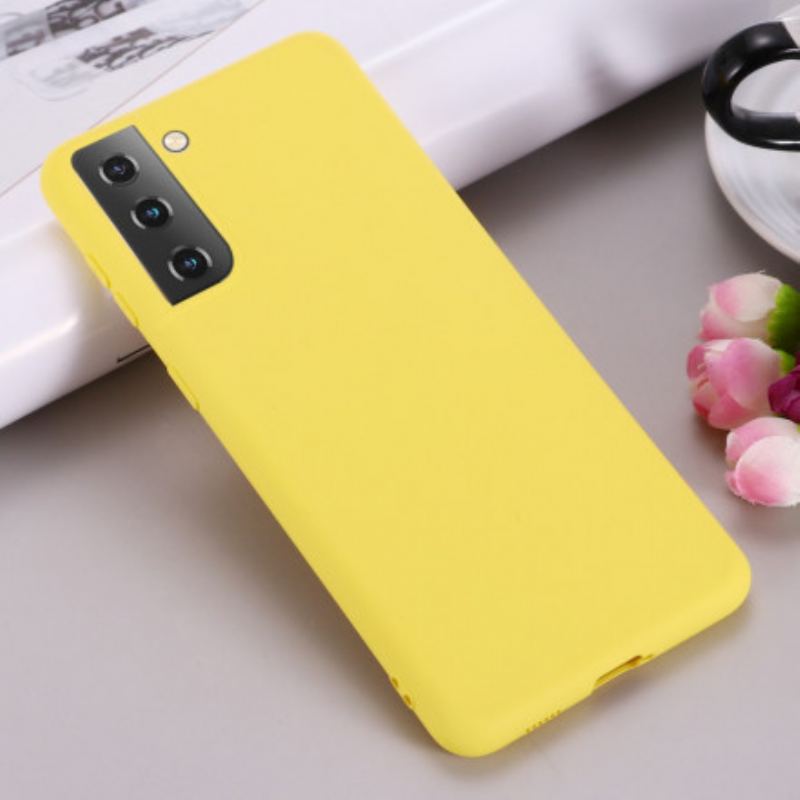 Cover Samsung Galaxy S21 5G Flydende Silikone Design